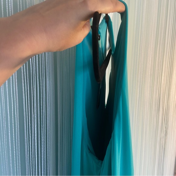 Bebe Chiffon Overlay Maxi Dress NWT - Picture 14 of 17